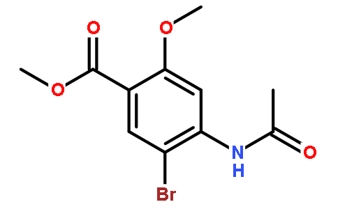 2-甲氧基-4-乙酰胺基-5-溴苯甲酸甲酯