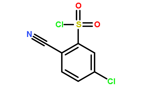 5-Chloro-2-cyanobenzene-1-sulfonyl chloride