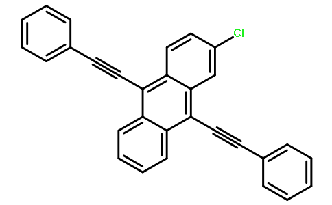 2-chloro-9,10-bis(2-phenylethynyl)anthracene