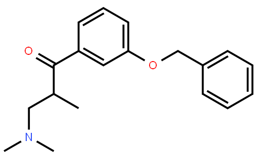 1-(3-(苄氧基)苯基)-3-(二甲基氨基)-2-甲基-1-丙酮