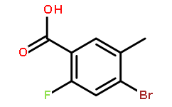 4-Bromo-2-fluoro-5-methylbenzoic acid