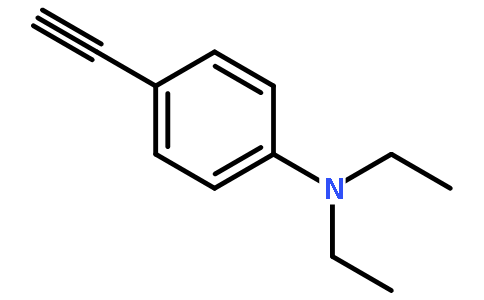 4"-二乙基氨基苯乙炔结构式