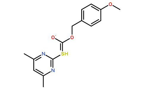 S-(4,6-二甲基嘧啶-2-基)硫代碳酸宜乙基对甲氧基苄酯