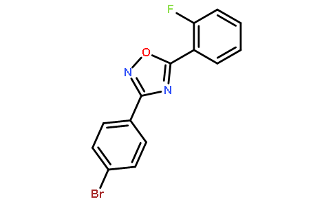 3-(4-Bromophenyl)-5-(2-fluorophenyl)-1,2,4-oxadiazole