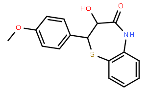 (2S-cis)-(+)-2,3-Dihydro-3-hydroxy-2-(4-methoxyphenyl)-1,5-benzothiazepin-4(5H)-one