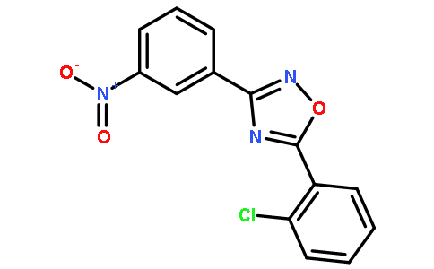 5-(2-Chlorophenyl)-3-(3-nitrophenyl)-1,2,4-oxadiazole