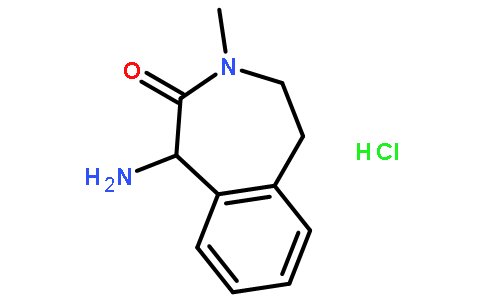 (S)-1-Amino-3-methyl-4,5-dihydro-1H-benzo[d]azepin-2(3H)-one hydrochloride