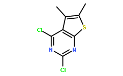 2,4-dichloro-5,6-dimethylthieno<2,3-d>pyrimidine