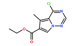 ethyl 4-chloro-5-methylpyrrolo[1,2-f][1,2,4]triazine-6-carboxylate