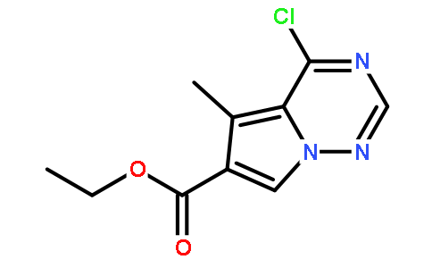 Ethyl 4-chloro-5-methylpyrrolo[2,1-f][1,2,4]triazine-6-carboxylate