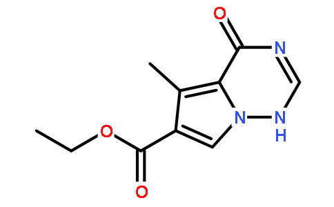 5-甲基-4-氧代-3,4-二氢-吡咯并[2,1-f][1,2,4]三嗪-6-羧酸乙酯