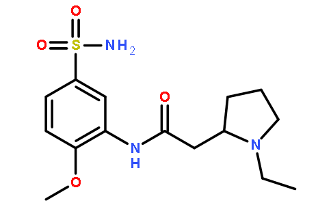 异舒必利(cas:42792-26-7) 结构式图片