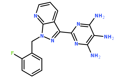 2-[1-(2-氟苄基)-1H-吡唑并[3,4-b]吡啶-3-基]嘧啶-4,5,6-三胺