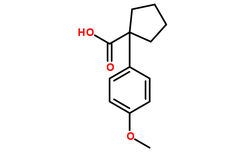 1-(4-甲氧基苯基)-1-环戊烷羧酸