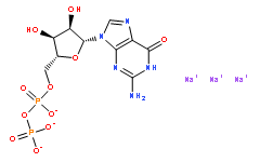 ((2R,3S,4R,5R)-5-(2-氨基-6-氧代-1H-嘌呤-9(6H)-基)-3,4-二羟基四氢呋喃-2-基)甲基二磷酸钠盐