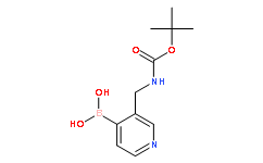 3-((tert-butoxycarbonylamino)methyl)pyridin-4-ylboronic acid