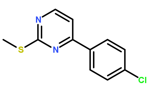 4-(4-Chlorophenyl)-2-(methylthio)pyrimidine