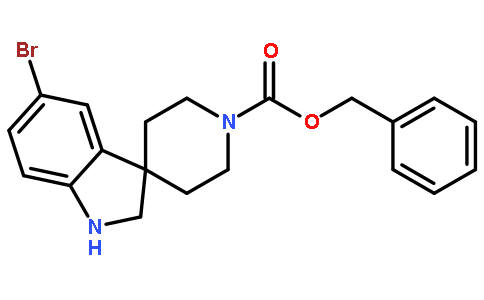 benzyl 5-bromospiro[1,2-dihydroindole-3,4'-piperidine]-1'-carboxylate