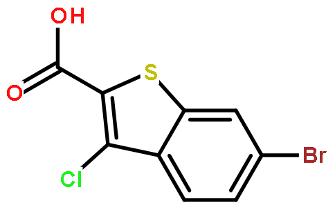 6-溴-3-氯-苯并噻吩-2-酸