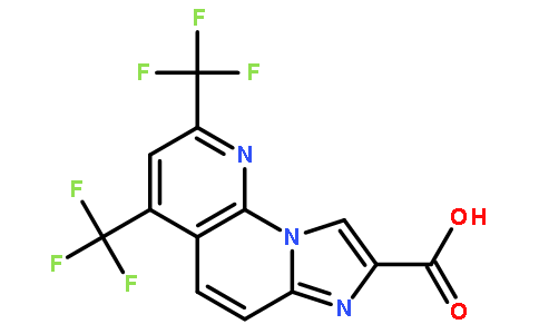 2,4-Bis(trifluoromethyl)imidazo[1,2-a][1,8]naphthyridine-8-carboxylic acid