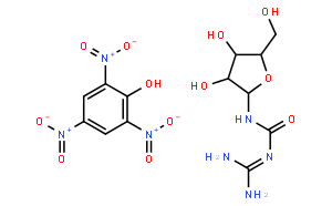 1-(二氨基亚甲基)-3-(beta-D-呋喃核糖基)脲苦味酸盐