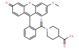1-[2-(6-Methoxy-3-oxo-3H-xanthen-9-yl)-benzoyl]-piperidine-4-carboxylic acid