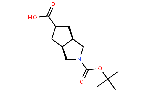 (3aR,5r,6aS)-2-(tert-Butoxycarbonyl)octahydrocyclopenta[c]pyrrole-5-carboxylic acid