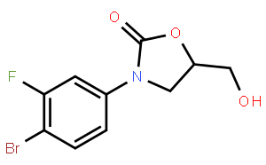 (5r)-3-(4-bromo-3-fluorophenyl)-5-hydroxymethyloxazolidin-2-one