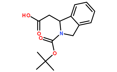2-(2-(tert-Butoxycarbonyl)isoindolin-1-yl)acetic acid