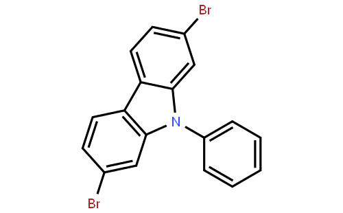 2,7-二溴-9-苯基-9H-咔唑