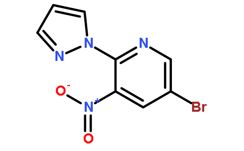 5-Bromo-3-nitro-2-(1H-pyrazol-1-yl)pyridine