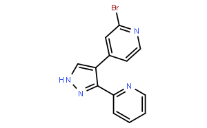 2-BROMO-4-(3-PYRIDIN-2-YL-1H-PYRAZOL-4-YL)-PYRIDINE