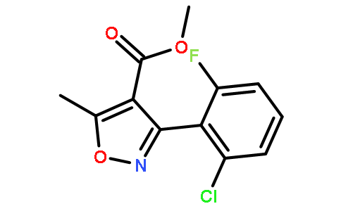 Methyl 3-(2-chloro-6-fluorophenyl)-5-methylisoxazole-4-carboxylate