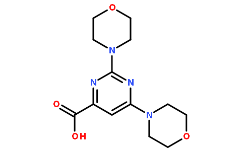 2,6-Dimorpholin-4-ylpyrimidine-4-carboxylic acid