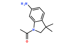 1-ACETYL-6-AMINO-3,3-DIMETHYL-2,3-DIHYDRO-INDOLE