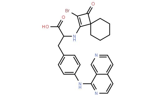 N-(2-溴-3-氧代螺[3.5]壬-1-烯-1-基)-4-(2,7-萘啶-1-基氨基)-L-苯基丙氨酸