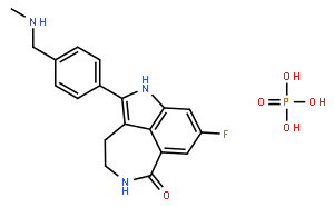 8-Fluoro-1,3,4,5-tetrahydro-2-[4-[(methylamino)methyl]phenyl]-6H-pyrrolo[4,3,2-ef][2]benzazepin-6-one phosphate