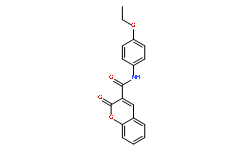 N-(4-乙氧基苯基)香豆素-3-甲酰胺