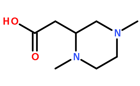 2-(1,4-dimethylpiperazin-2-yl)acetic acid