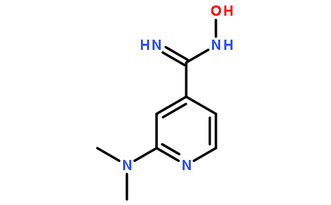 2-Dimethylamino-N-hydroxy-isonicotinamidine