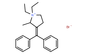 3-(二苯亚甲基)-1,1-二乙基-2-甲基吡咯烷-1-鎓溴化物