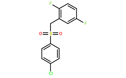 2-((4-chlorophenylsulfonyl)methyl)-1,4-difluorobenzene