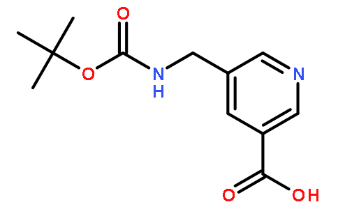 5-(((tert-Butoxycarbonyl)amino)methyl)nicotinic acid