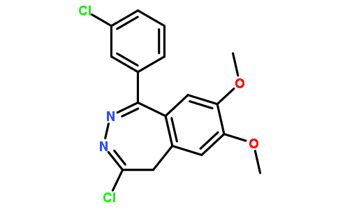 1-(3-Chlorophenyl)-7,8-dimethoxy-3H-benzo[d][1,2]diazepin-4(5H)-one