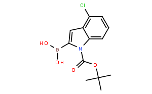 1-boc-4-氯吲哚-2-硼酸