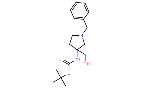 1-苄基-3-羟甲基-3-Boc-氨基吡咯烷