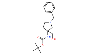 1-苄基-3-(羟基甲基)吡咯烷-3-基氨基甲酸叔丁酯