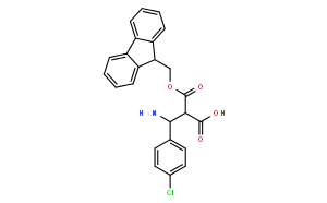 (S)-3-((((9H-芴-9-基)甲氧基)羰基)氨基)-3-(4-氯苯基)丙酸
