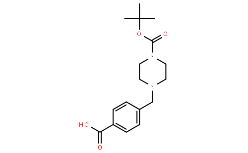 4-(4-Carboxybenzyl)piperazine-1-carboxylic acid tert-butyl ester