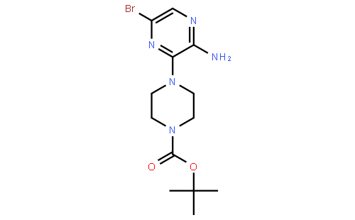 1-Boc-4-(3-Amino-6-bromopyrazin-2-yl)piperazine